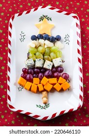 Christmas Tree Cheese Platter