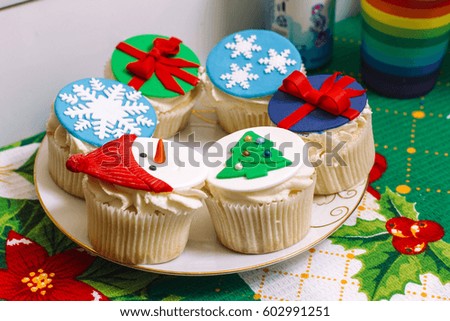 Similar – Christmas cupcakes Food