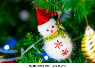 Christmas tree decor for new year ceremony and party close up - Shutterstock ID 2226465499