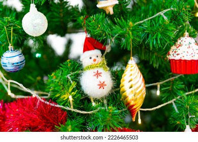 Christmas tree decor for new year ceremony and party close up - Shutterstock ID 2226465503