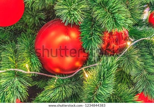Immagini Natalizie Free.Christmas Tree Decoration Decorazioni Natalizie Albero Stock Photo Edit Now 1234844383
