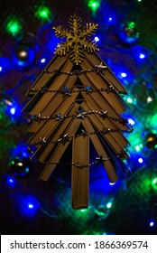 Christmas Tree Made Of Books