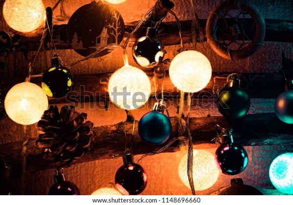 Christmas Tree Made Sticks Twigs Background Stock Photo Edit Now