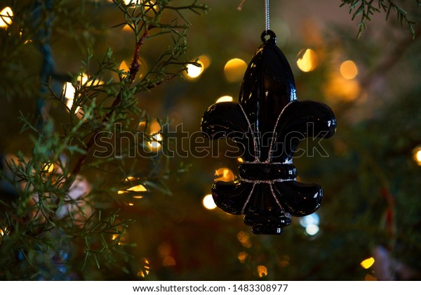 Christmas Tree Ornament Fleur De Lis Stock Photo Edit Now 1483308977