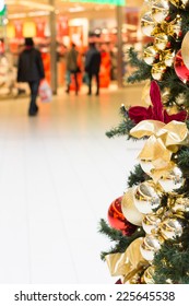 Christmas Tree In Shopping Mall