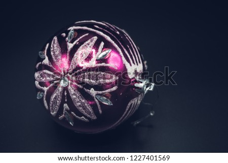 Christmas Wallpaper Background Pink Silver Celebration Stock Photo