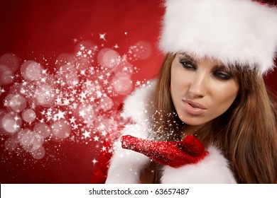 Christmas Woman Stock Photo 63657487 | Shutterstock