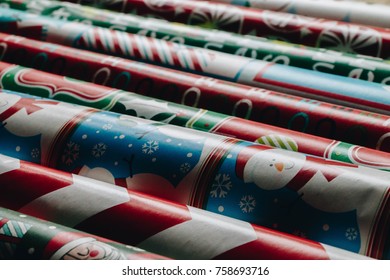 Christmas Wrapping Paper Rolls