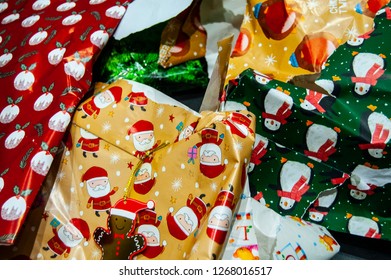 Christmas Wrapping Paper Used