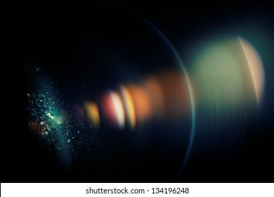 Chromatic aberration in the lens. Macro, high ISO - Shutterstock ID 134196248