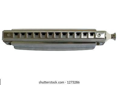 Chromatic Harmonica 1 - Front View