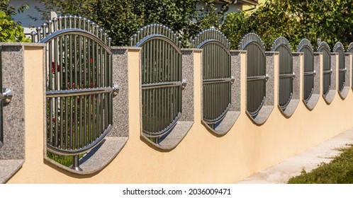 Chrome Fence Gate. Chromium Stainless Steel Fence