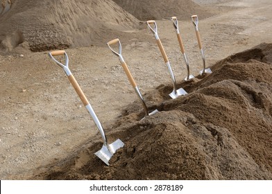 Chrome Ground Breaking Shovels