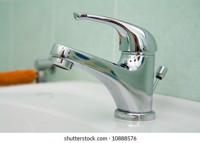 Chrome Water Faucet Bathroom Stock Photo 10888576 | Shutterstock