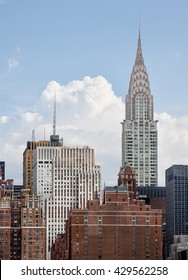 Chrysler Building. The Chrysler Building is an Art Deco-style skyscraper located on the East Side of Midtown Manhattan in New York City.