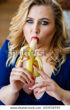 Chubby Girl In Blue Dress Sexy Licks And Eats A Banana Chubby Girl In Blue Dress Sexy Licks And Eats A Banana