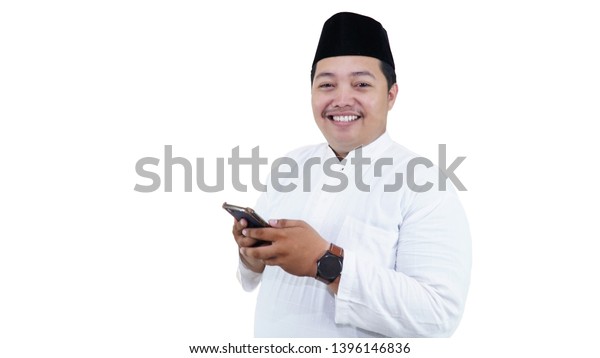 Chubby Overweight Muslim Asian Man Baju Stock Photo (Edit Now) 1396146836