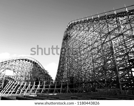 Similar – Image, Stock Photo roller coaster