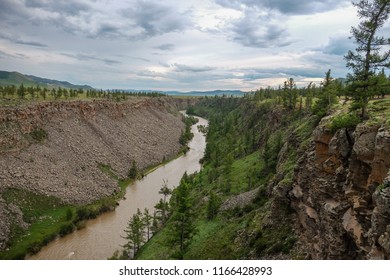 Chuluut River In Arkhangai Aimag, Mongolia