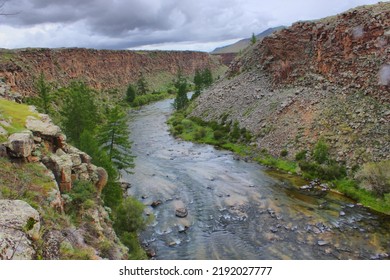 Chuluut River In Arkhangai, Mongolia