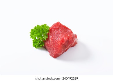 Chunk Of Raw Beef Steak