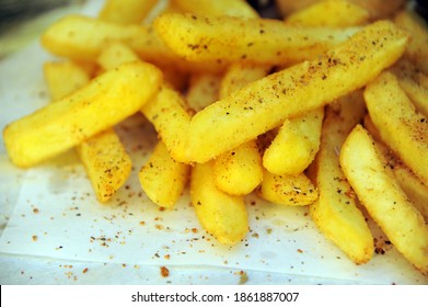 Chunky Fries With A Dusting Of Cajun Spice