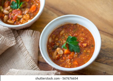 Chunky Lentil And Vegetable Soup 