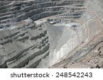 Chuquicamata, the second biggest open pit copper mine in the world, Atacama, Chile