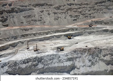 Chuquicamata, The Second Biggest Open Pit Copper Mine In The World, Atacama, Chile