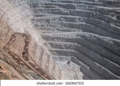 Chuquicamata Worlds Biggest Open Pit Copper Stock Photo 1063067294 ...