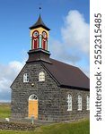 Church (1887) in Hvalsnes, Sudurnes, Southwest Iceland, Iceland