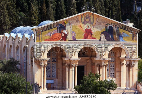 Church of All Nations on the Mount of Olives,\
Jerusalem, israel