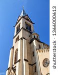 Church of the Assumption of the Virgin Mary in Square Namesti starosty Pavla in Kladno, Central Bohemia, Czech republic 