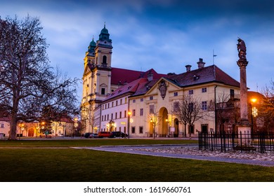 Church of the Assumption of the Virgin Mary. Valtice. South Moravian region, Czech republic, Europe.