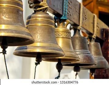 Church Bells Close Up .