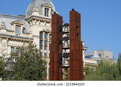 Church Bells On The Bucharest Street. Bucharest, Romania October 2022