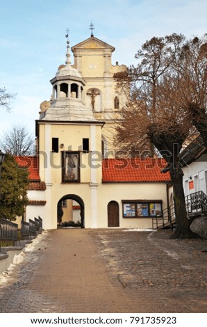 Church of the Blessed Virgin Mary in Swiecie. Poland Zdjęcia stock © 
