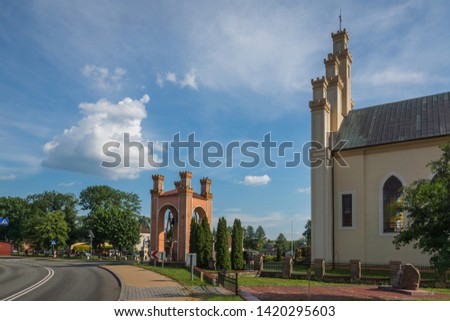 Church in Brzoza, Masovia, Poland Zdjęcia stock © 