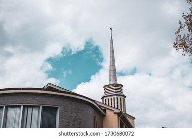 A Church Building Empty During Social Distancing.