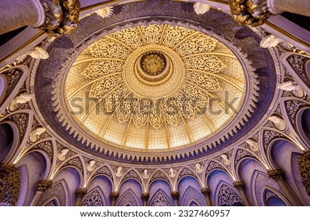 church ceiling in sintra Portugal