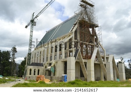 church construction, architecture, concret, columns