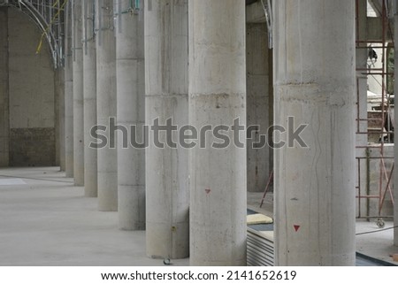 church construction, architecture, concret, columns