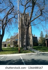 The Church At The Corner Of Ellis Park Road And Morningside Avenue In Bloor West Village Area Of Toronto, Ontario, Canada. Spring 2016