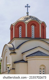Church Dome Cross Top Holy King Stefan of Decani in Zemun