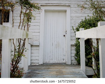 Church Door In Pilot Point, Texas