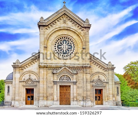 Church Eglise Notre Dame Des  Champs. Paris. France