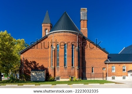 Church of Epiphany Anglican church located in Woodstock, Ontario, Canada -  constructed in 1880.
