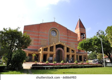 Church exterior Cathedral Sacred Heart College. Church a religious ceremony.Chiang Mai, Thailand. - Powered by Shutterstock