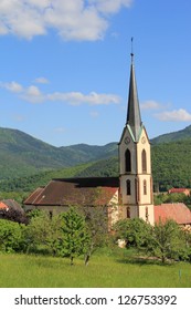 Church Gunsbach (Albert Schweitzer) In Alsace