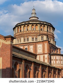 Church of Holy Mary of Grace (Chiesa di Santa Maria delle Grazie, 1497), This church is famous for hosting Leonardo da Vinci masterpiece "The Last Supper",Milan, Italy.
